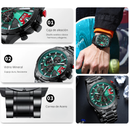 Reloj Curren 8401 Negro Diseño Deportivo