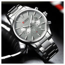 Reloj Curren 8446 Plateado - Plateado Diseño Elegante