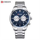 Reloj CURREN 8446 Cronografo Para Hombre - Plateado