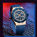 Reloj CURREN 8464 Cronógrafo Diseño Elegante Azul