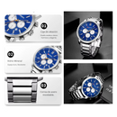 Reloj CURREN 8315 Para Hombre Plateado - Azul