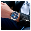 Reloj CURREN Cronógrafo 8351 Para Hombre - Plateado Azul