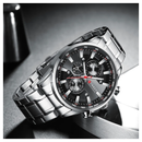 Reloj CURREN Cronógrafo 8351 Para Hombre - Plateado