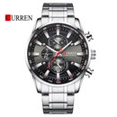 Reloj CURREN Cronógrafo 8351 Para Hombre - Plateado