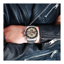 Reloj CURREN 8351 Cronógrafo Para Hombre Plateado