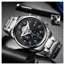 Reloj CURREN 8352  Cronógrafo Para Hombre - Plateado Negro