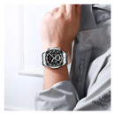 Reloj CURREN 8355 Cronógrafo Para Hombre - Plateado