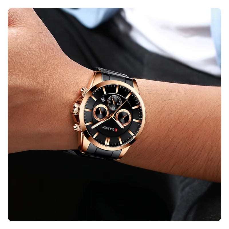 Reloj CURREN 8358 Cronógrafo Para Hombre