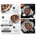Reloj CURREN 8361 Cronógrafo Para Hombre - Plateado