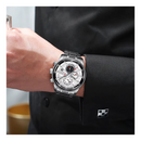 Reloj CURREN 8362 Cronógrafo Para Hombre Plateado