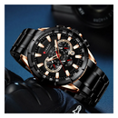 Reloj CURREN 8363 Cronógrafo Para Hombre Negro