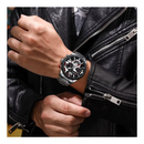 Reloj CURREN 8395 Cronógrafo Para Hombre Plateado
