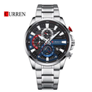 Reloj CURREN Cronografo 8415 Para Hombre - Plateado