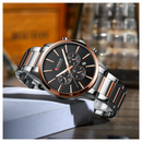 Reloj CURREN Cronógrafo 8435 Para Hombre Oro rosa Bicolor
