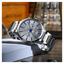 Reloj CURREN Cronógrafo 8435 Para Hombre Plateado