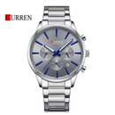 Reloj CURREN Cronógrafo 8435 Para Hombre Plateado