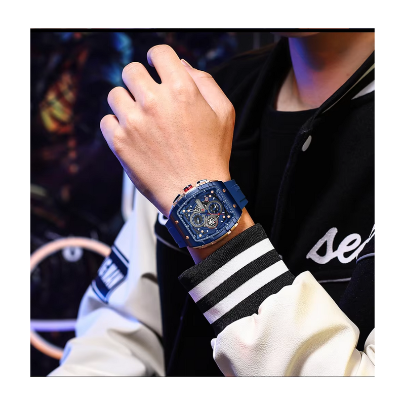 Reloj Curren Modelo 8442 Deportivo - Azul