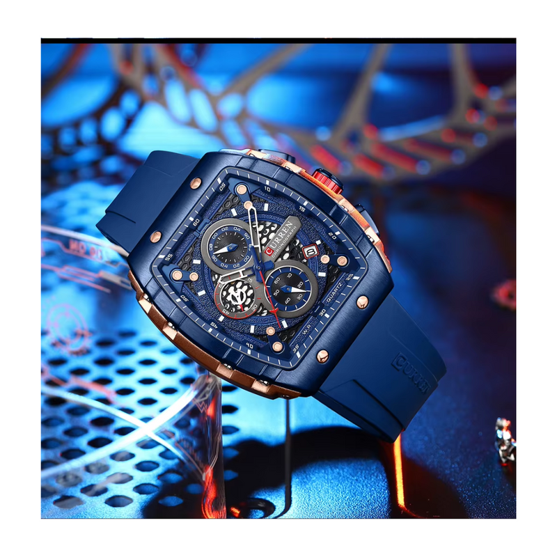 Reloj Curren Modelo 8442 Deportivo - Azul