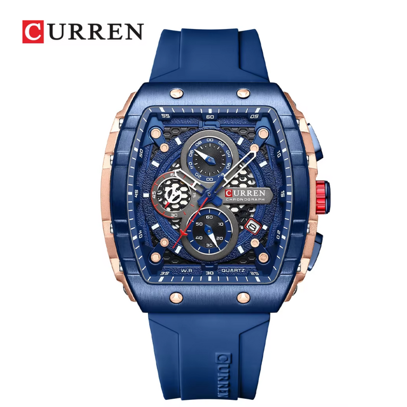 Reloj Curren Modelo 8442 Deportivo - Azul