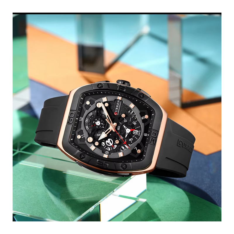 Reloj Curren Modelo 8443 Deportivo - Negro