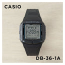 Reloj Casio Referencia DB-36-1A Diseño Deportivo