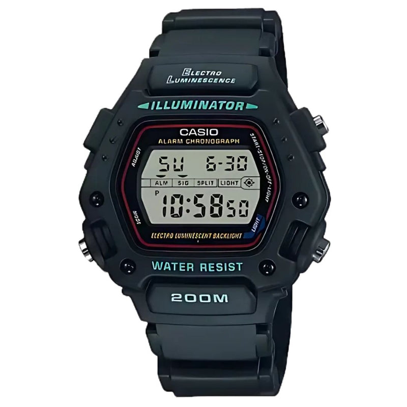 Reloj Casio DW-290-1VS Diseño Deportivo