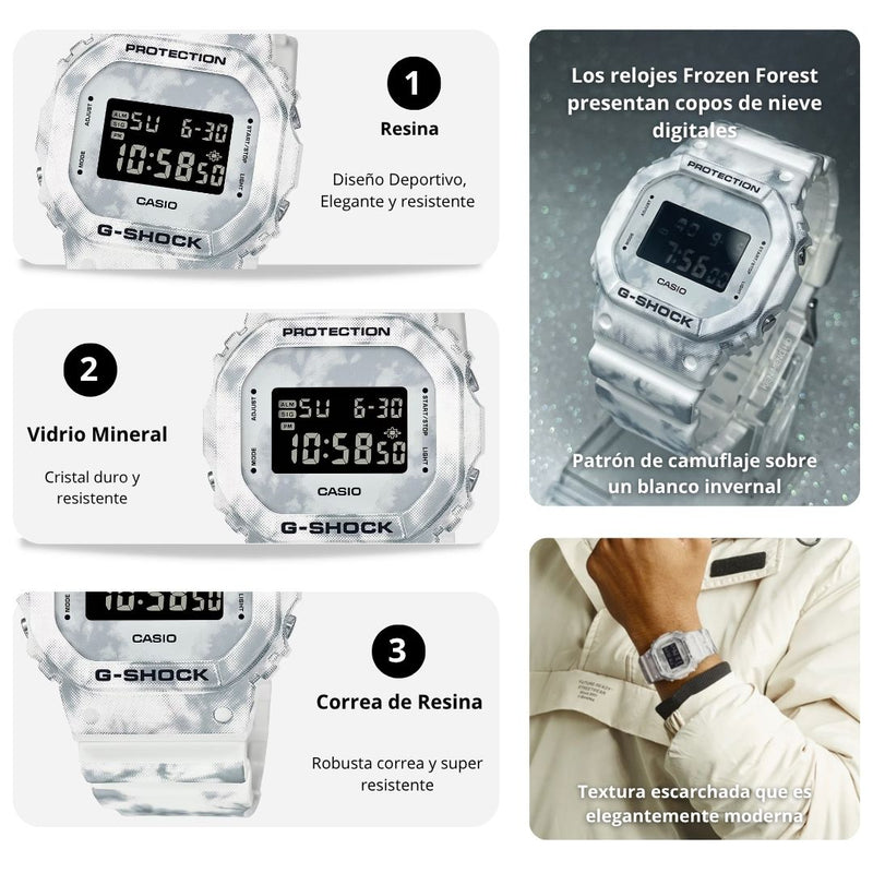 Reloj Casio G-SHOCK DW-5600GC-7D Diseño Deportivo