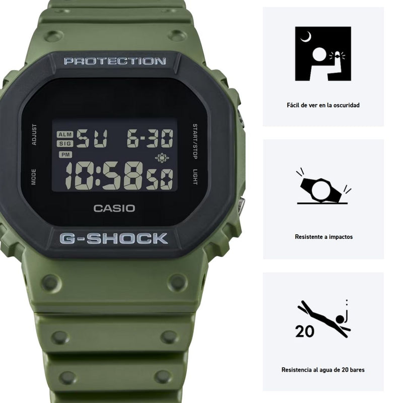 Reloj Casio G-SHOCK DW-5610UU-3 Diseño Deportivo