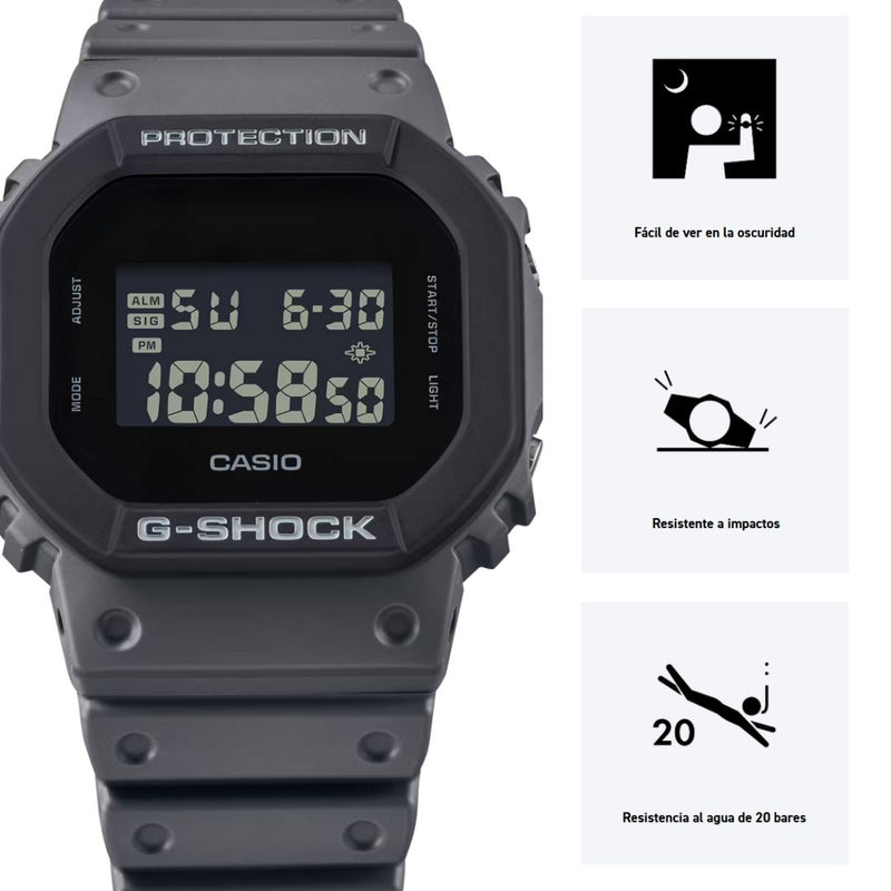 Reloj Casio G-SHOCK DW-5610UU-8 Diseño Deportivo
