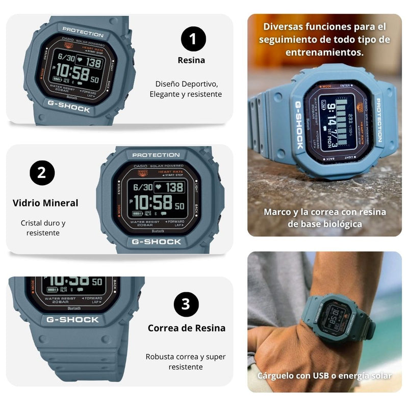 Reloj Casio G-SHOCK Modelo DW-H5600-2D Diseño Deportivo