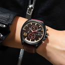Reloj Curren 8324 Vinotinto Diseño Elegante