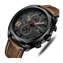 Reloj Curren 8324 Cafe-Negro Diseño Elegante