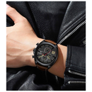 Reloj Curren 8324 Cafe-Negro Diseño Elegante