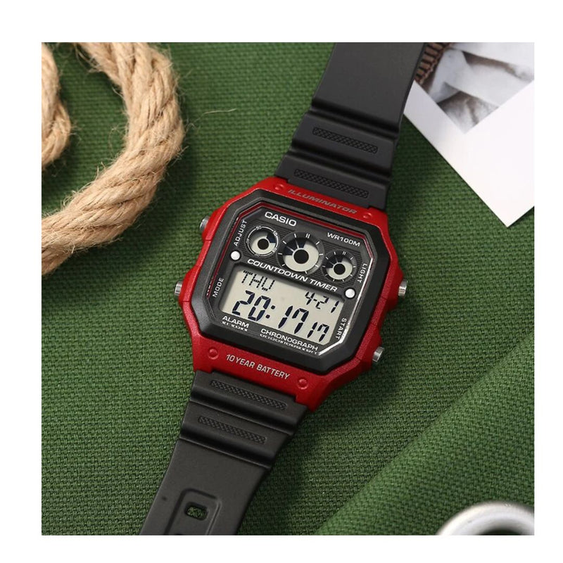 Reloj Casio Referencia AE-1300WH-4A Diseño Deportivo