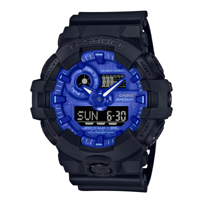 Reloj Casio G-SHOCK Caballero GA-700BP-1A Diseño Deportivo