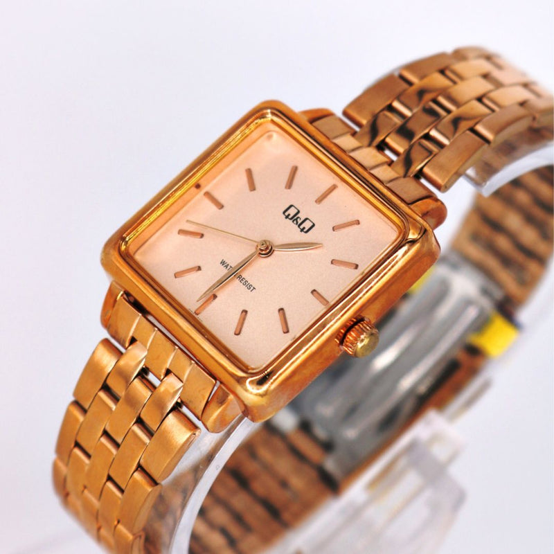 Reloj Q&Q Referencia QB51-800Y Dama Original - Elegante