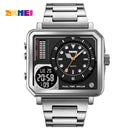 Reloj SKMEI Modelo 2025 Triple movimiento Caballero - Plateado