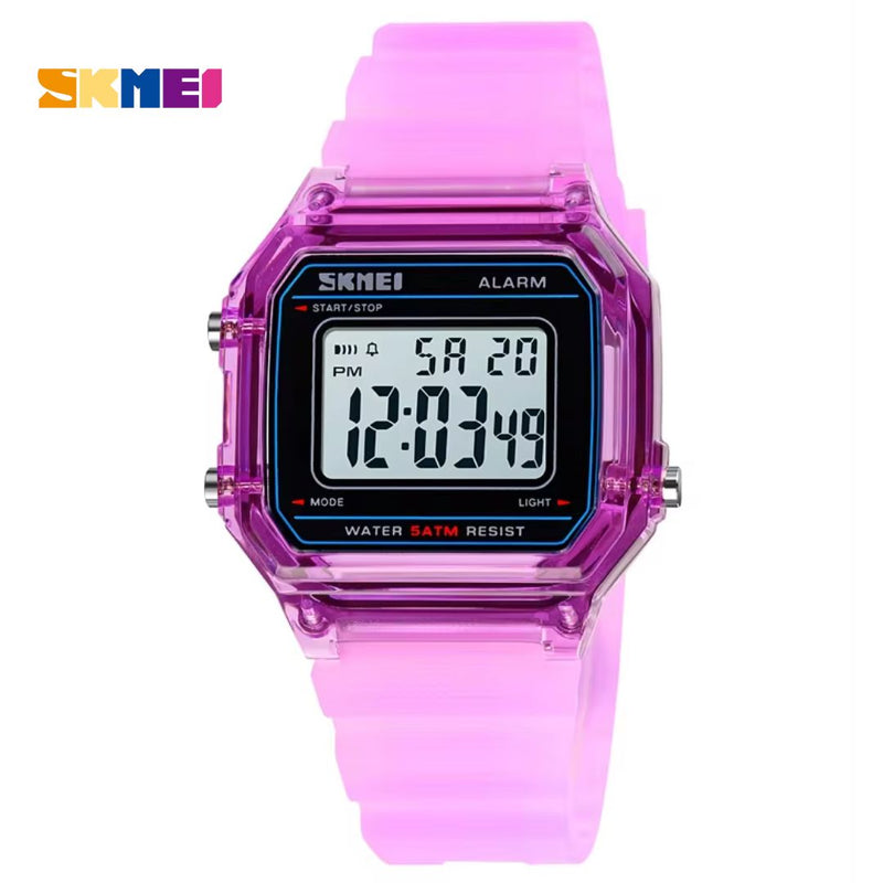 Reloj SKMEI Modelo 1698 Morado Dama Deportivo