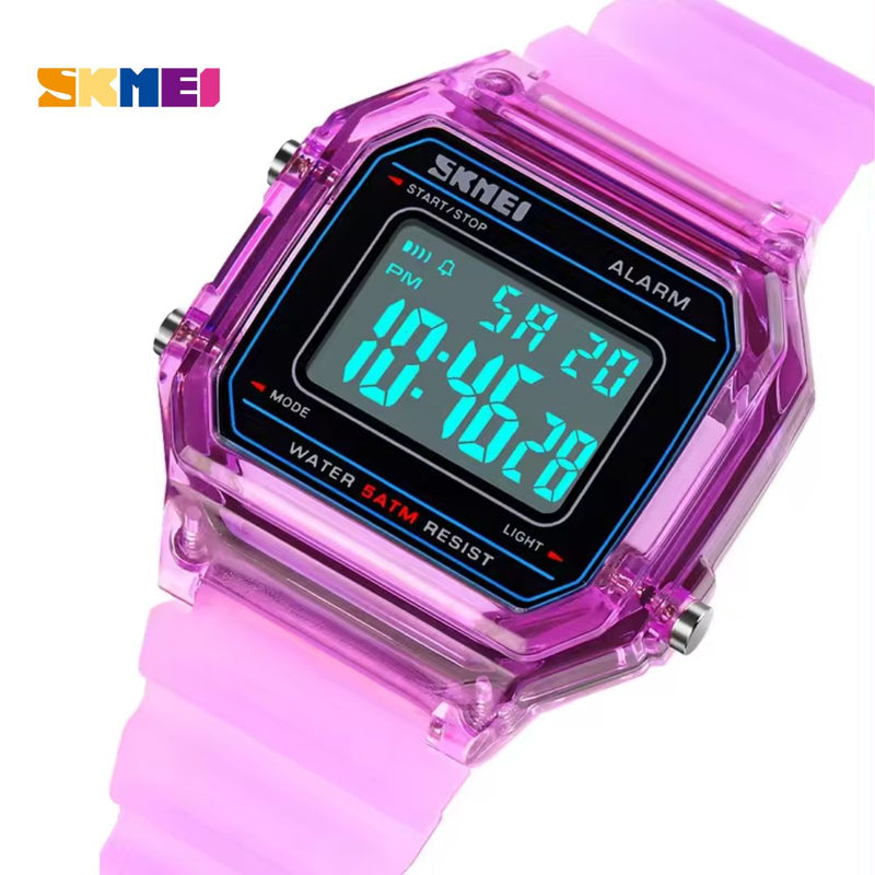 Reloj SKMEI Modelo 1698 Morado Dama Deportivo