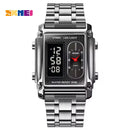 Reloj SKMEI Modelo 1868 Plateado Doble movimiento Caballero