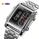 Reloj SKMEI Modelo 1868 Plateado Doble movimiento Caballero