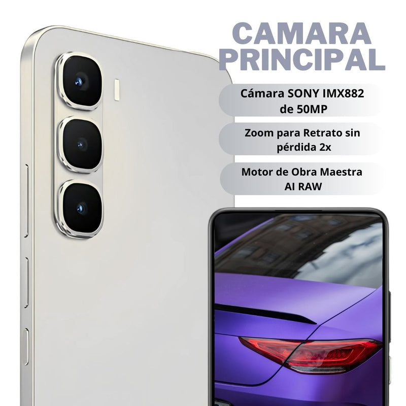Celular INFINIX HOT 60 Pro Plus 256GB/8GB RAM - Plateado