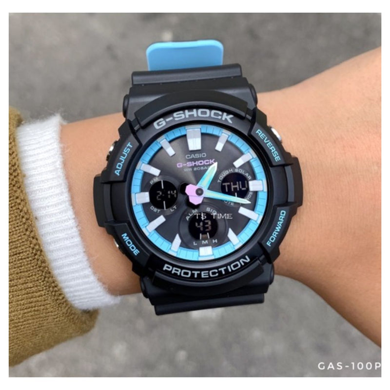 Reloj Casio G-SHOCK Modelo GAS-100PC-1A Diseño Deportivo