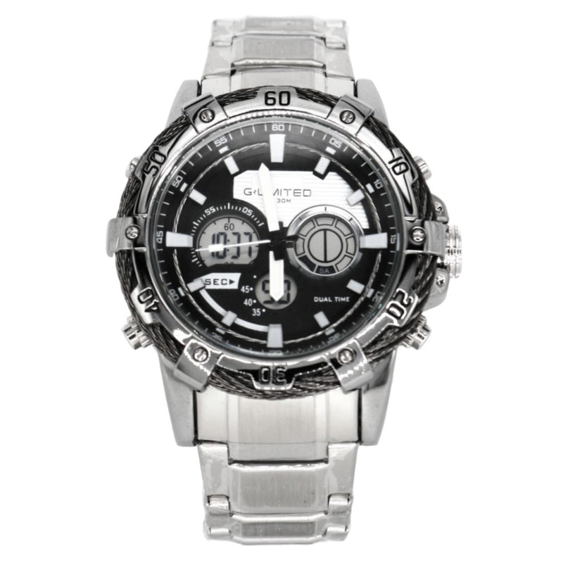 Reloj LIMITED GM09-4020 Elegante Acero Resistente - Plateado