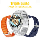 Reloj Inteligente G-TIDE Power Fitness Deportivo – Plateado