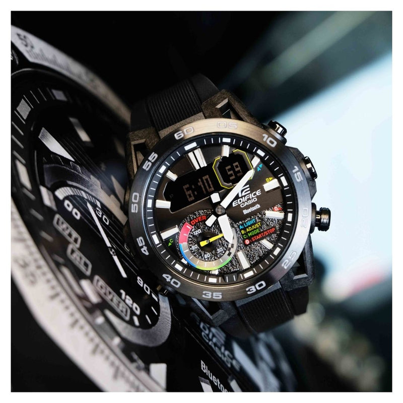 Reloj Casio Edifice ECB-40MP-1A Diseño Deportivo
