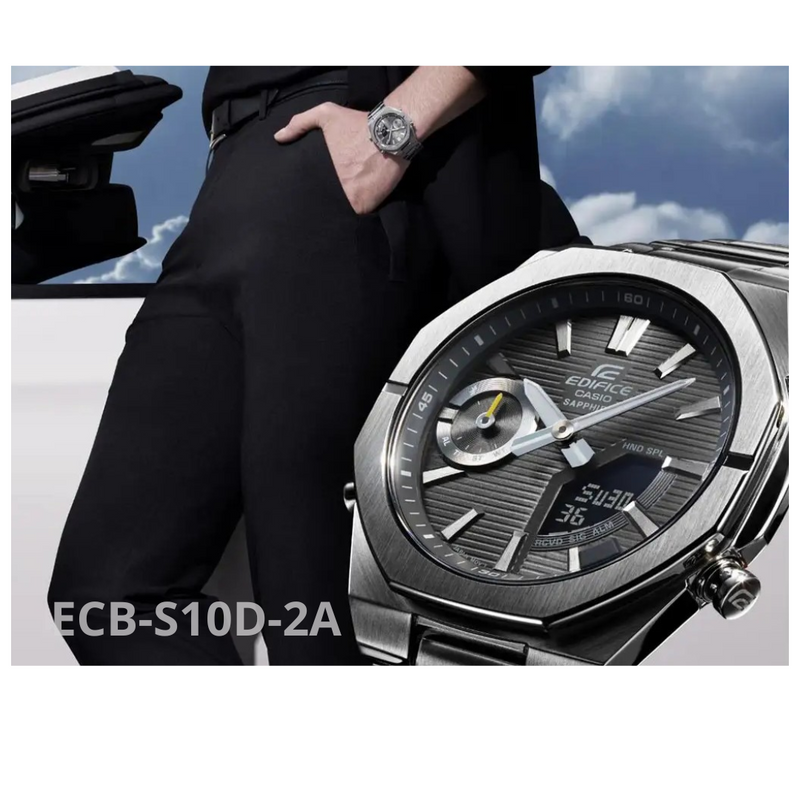 Reloj Casio EDIFICE ECB-S10D-2A Diseño Deportivo