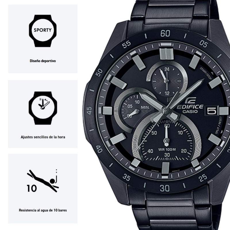 Reloj Casio EDIFICE EFR-571MDC-1A Diseño Elegante