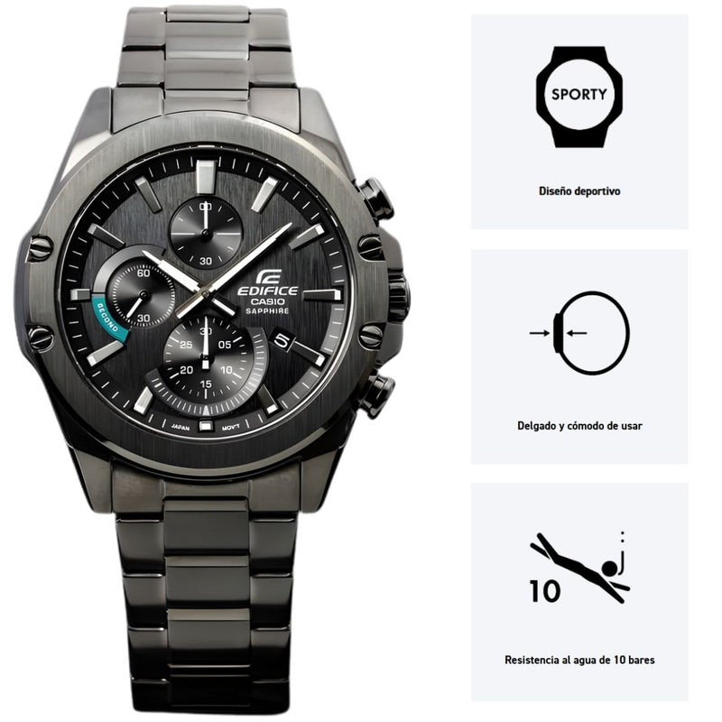 Reloj Casio EDIFICE EFR-S567DC-1A Diseño Deportivo