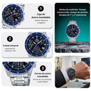 Reloj Edifice Casio Referencia EFV-540D-1A2 Diseño Deportivo